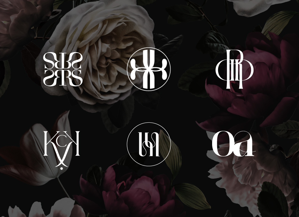 קאבר מונוגרמות